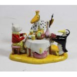 A Royal Doulton figure 'Rupert & the King', h.12cm, with certificate