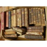 Two boxes of mixed antiquarian volumes
