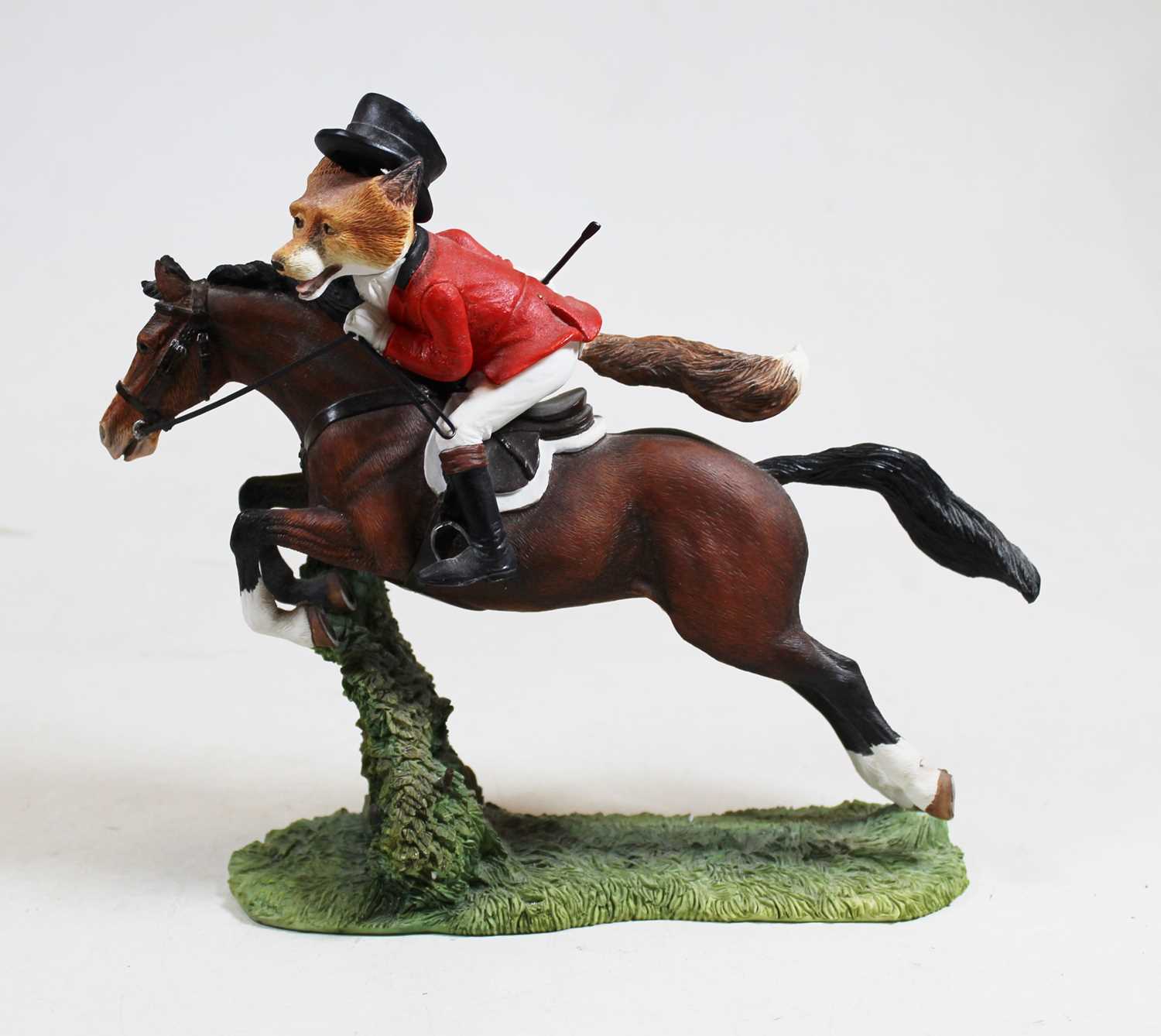 A Border Fine Arts figure group 'Tally Ho Sir Rupert', A2979, boxed with certificateCondition