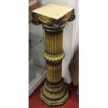 A jardinière stand in the form of a Corinthian column, H95cmCondition report: Not Wedgwood as