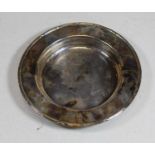 A 20th century silver alms dish, Birmingham 1942, dia.17cm, 4.9oz