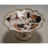 A Coalport porcelain cake stand, diameter 25cm