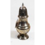 A 20th century silver lighthouse sugar caster, Birmingham 1935, h.17cm, 4.1oz