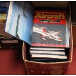 Various bound volumes of the Illustrated Encyclopaedia of Aircraft; together with Images of War -