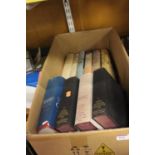 A box of books mainly being by or about Sir Winston S Churchill, to include The Second World War,