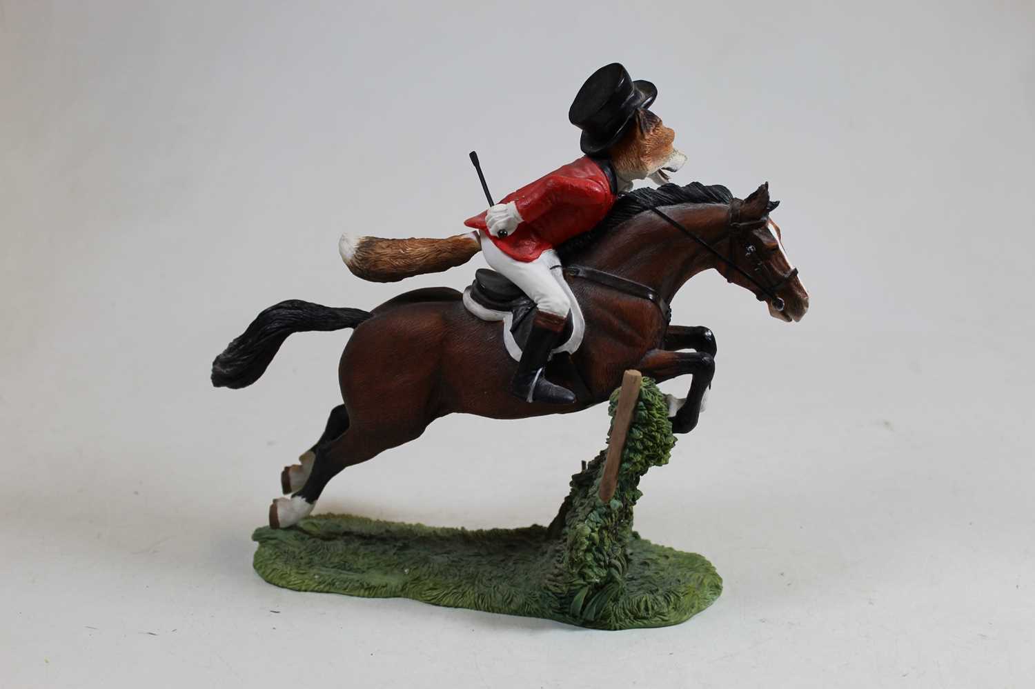 A Border Fine Arts figure group 'Tally Ho Sir Rupert', A2979, boxed with certificateCondition - Image 2 of 4