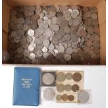 A large collection of George VI - Elizabeth II shillings, all post 1947, together with Britain's
