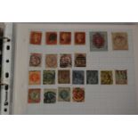 Great Britain and World - a collection of stamps and 1st day covers to include 1d reds and 1d lilacs
