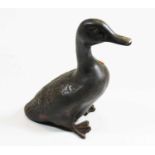 A bronze model of a duck, h.18cmCondition report: No apparent damage. No real age. Possibly