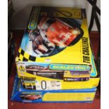 A Scalextric boxed TVR Challenge set; boxed GT Pursuits set; and a boxed Drift Kings set (3)