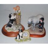 Three Border Fine Arts figures to include Heydays, "First Prize" A3781, The James Herriot Collection