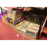 Five boxes of miscellaneous books to include cookery books, children's annuals etc