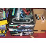 Three boxed Scalextric sets, to include Grand Prix, Calibra Cup, and World Rallye