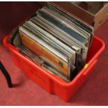 A collection of LPs, various genres, together with a large collection of Fab 208 magazines and eight