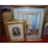 Assorted circa 1900 and later gilt framed prints (6)