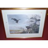 Phil Capen (b.1940) - American Bald Eagle, limited edition colour print numbered 371/950, signed