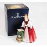 A Royal Doulton figure of Princess Elizabeth model No. HN3682, height 21cm, boxed with
