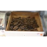 A large collection of 18th century and later iron keys