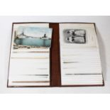 A collection of Edwardian and later postcards to include military examples, Brooklyn New York navy