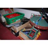 A large quantity of Meccano spares and accessories etc