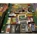 Two boxes of modern issue diecast, to include Solido, Corgi, James Bond Aston Martin etc