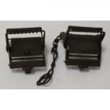 * A near-pair of Roberts Ideal rabbit traps, each having 3.5" serrated jaws (2)Condition report: