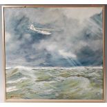 Bill Crockford, (Contemporary), Catalina "Coastal Patrol", oil on canvas, signed lower left, 61 x