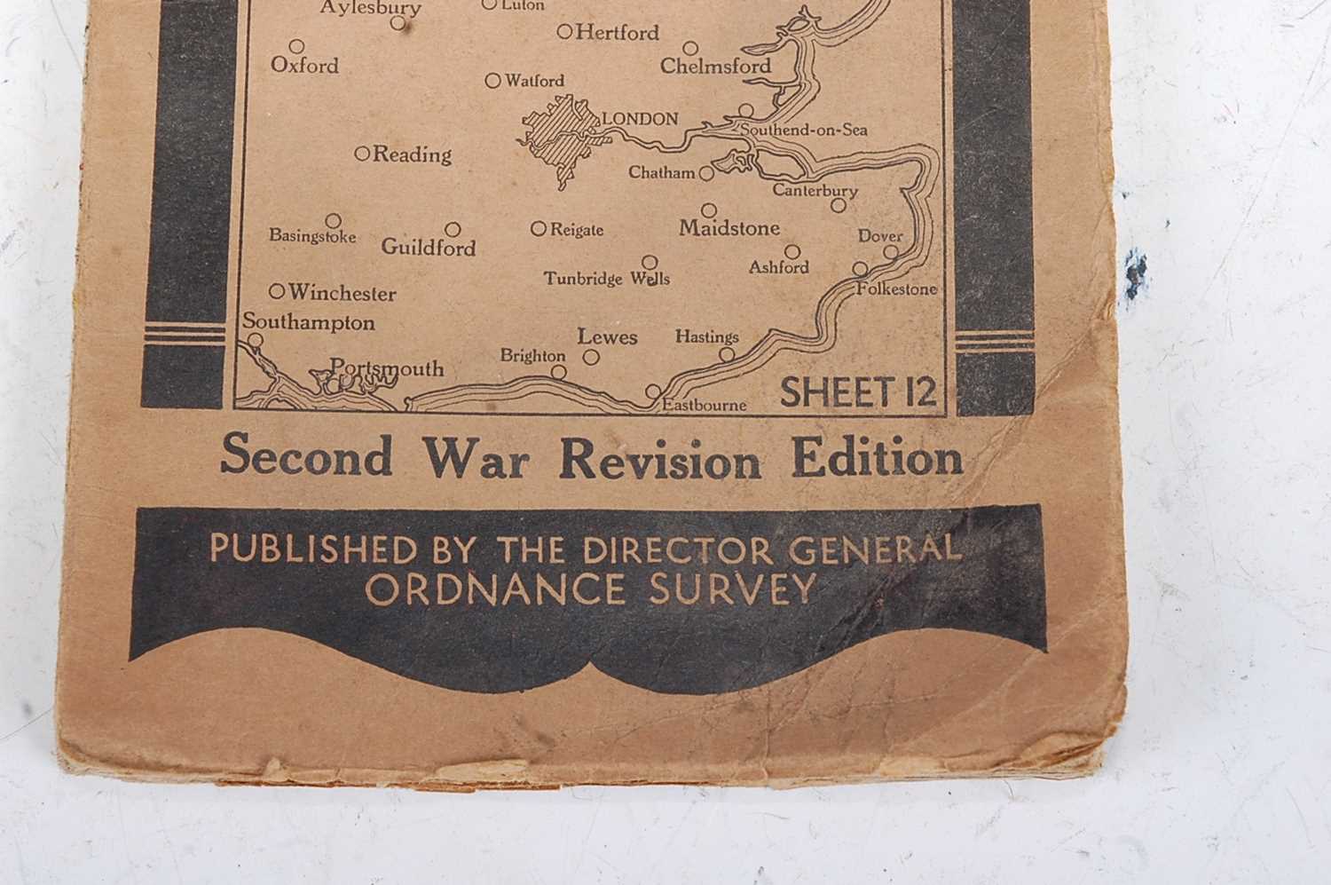 A collection of fifteen Ordnance Survey of Great Britain maps, War Revision 1940. (15)Condition - Image 6 of 15