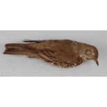 * A taxidermy cabinet skin of a Song thrush (Turdus philomelos), 26cm.Condition report: From ‘A