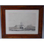 After Thomas William Bowler (1812-1869), H.M.S. Southampton, lithograph, 32 x 42cm, together with