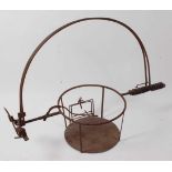 * A large 19th century iron 'Grell' live catch Goshawk trap, w.113cmCondition report: From ‘A