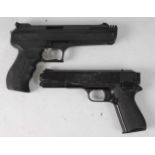 * A Beeman P17 .177 air pistol, serial no. 1123013, 23cm, together with a G10 Repeater .177 air