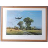 After Frank Wooton (1911-1998), Down on the farm Battle of Britain 1940, limited edition print no.
