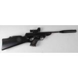 * A B.S.A. Shadow .22 break barrel air rifle, serial no. R 0033, with Walther Electronic Point