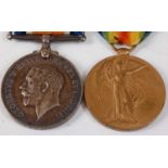 A WW I British War and Victory pair, naming 199127 GNR. H.V.C. WITTCH. R.A. (2)