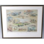 After Joan Wanklyn, (1924-1999), Larkhill 1920-1945 and Larkhill 1945-1970, pair of coloured prints,