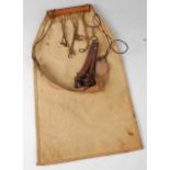 * An early 20th century The "Marwood" game carrier, having a canvas body protector and shoulder