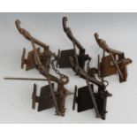 * A collection of ten 'Imbra' traps, to include two Mk I examples circa 1952, and eight Mk II