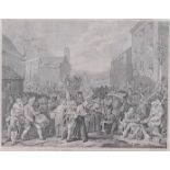 After William Hogarth - 'A Presentation of the March of the Guards towards Scotland in the year 1745