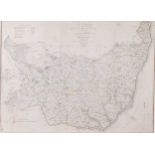 'The County of Suffolk reduced from the large map in six sheets, surveyed by Joseph Hodskinson,