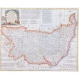 Emmanuel Bowen - An Accurate map of the County of Suffolk divided into its hundreds, engraved and
