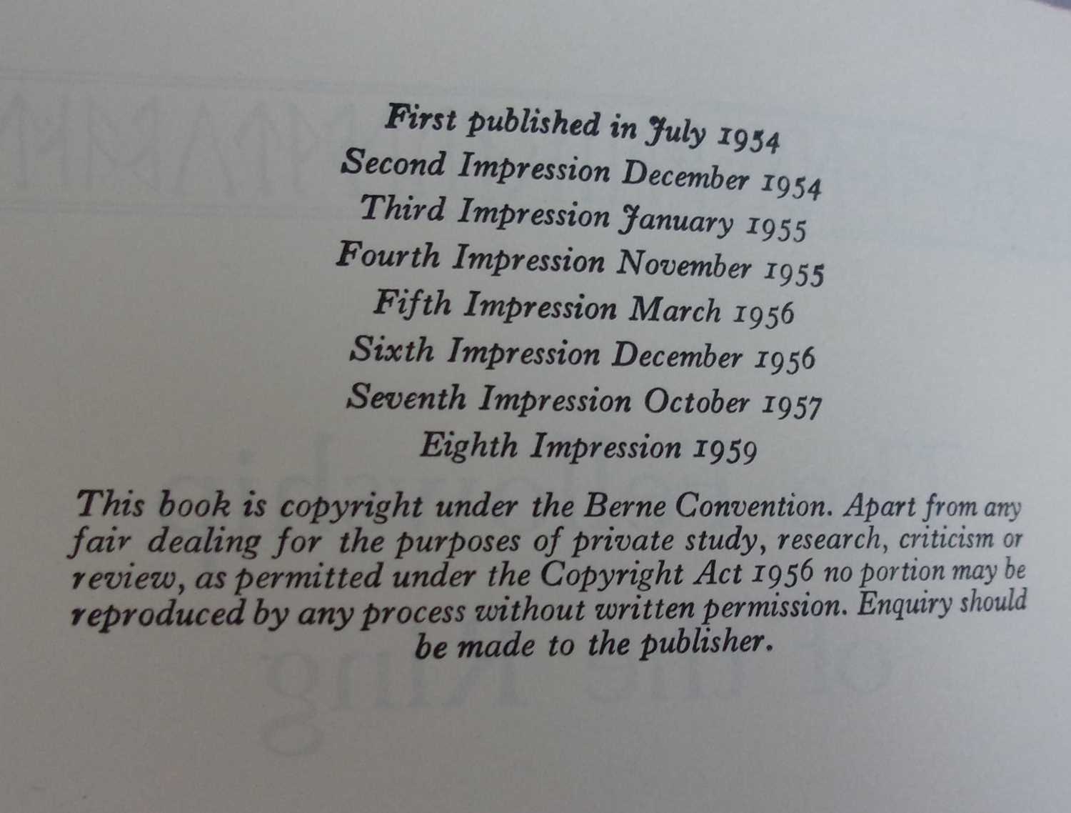 TOLKIEN, J.R.R. The Hobbit. George Allen & Unwin, London. 1954 6th impression (second printing of - Image 11 of 11