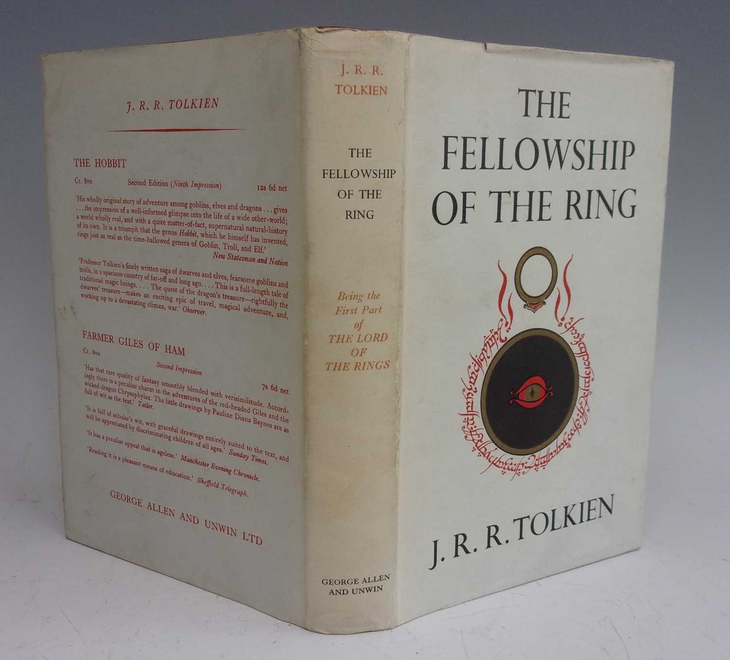 TOLKIEN, J.R.R. The Hobbit. George Allen & Unwin, London. 1954 6th impression (second printing of - Image 7 of 11