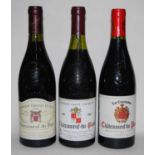 Domaine Saint Laurent, 1987, Châteauneuf du Pape, one bottle; Les Courlandes, 2016, Châteauneuf du