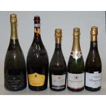 Etienne Dumont NV Brut Champagne, one bottle; Torretta NV Prosecco, six bottles; Conegliano NV