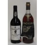 Warre's Quinta da Cavadinha Vintage Port, 1984, one bottle; and Macieira Royal Brandy, one bottle (