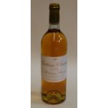 Château Climens 1er Cru, 1985, Sauternes-Barsac, one bottle