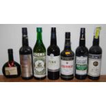 Dolamore Manzanilla Special Extra Dry Sherry, one bottle; Don Ramon Dry Sherry, two bottles;