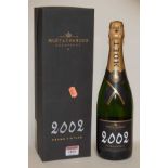 Moët & Chandon, 2002, Grand Vintage Champagne, one bottle in carton