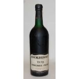 Cockburn's Vintage Port, 1970, one bottle